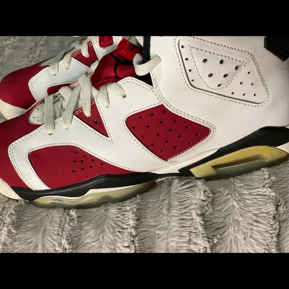 Air Jordan Retro 6 Carmine 2014 Size 7Y - Picture 7 of 7